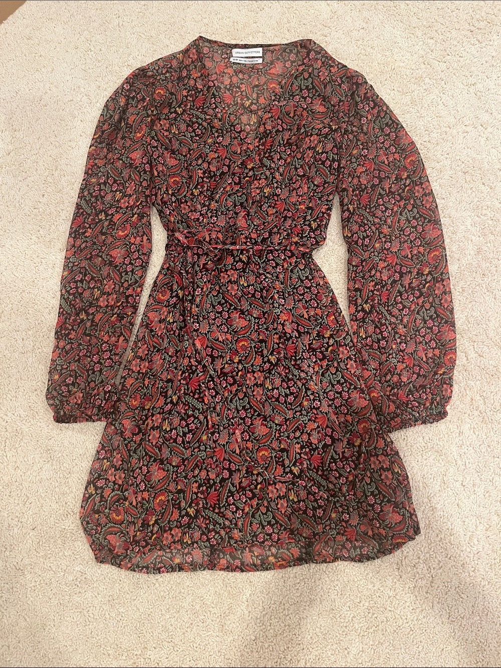 Floral Wrap Dress